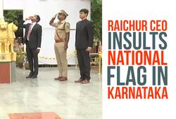 Independence Day Raichur CEO insults National Flag in Karnataka Video
