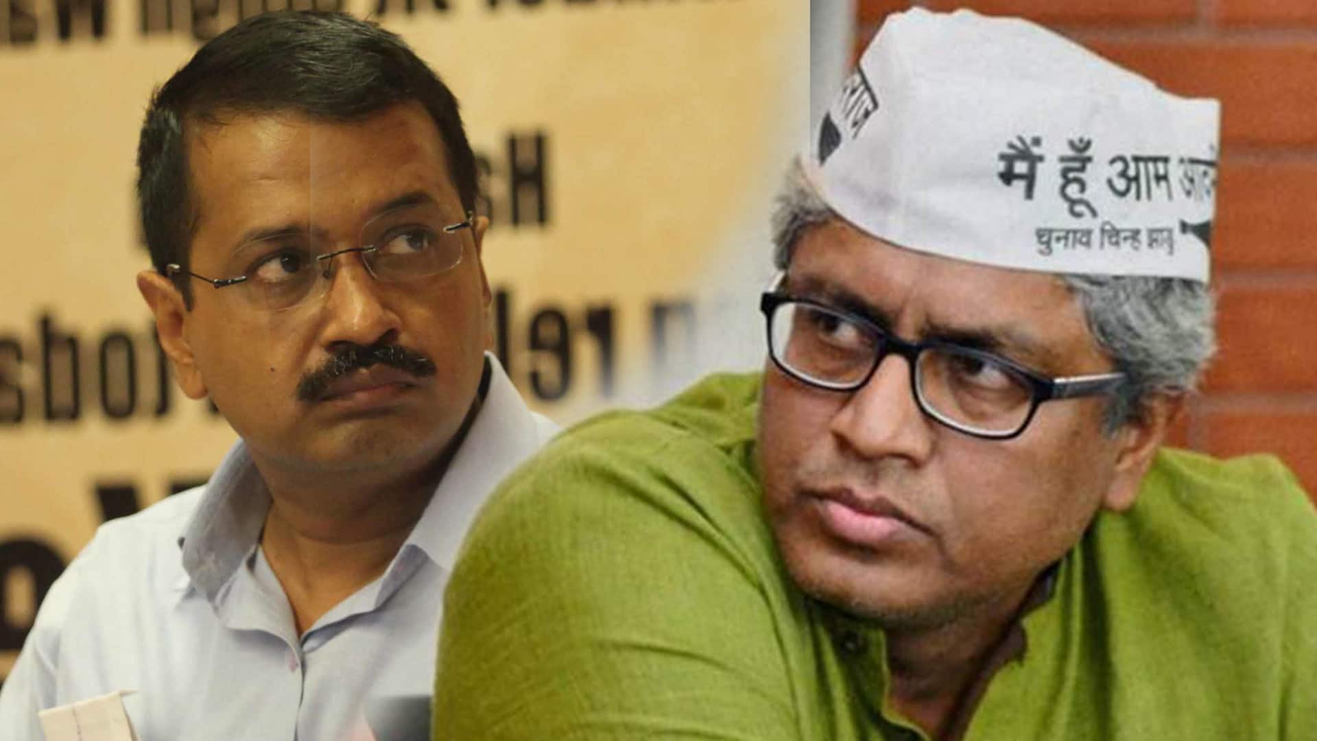 Ashutosh quits AAP Arvind Kejriwal rejects resignation Freedom