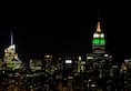 India Independence Day Empire State Building New York tricolour US