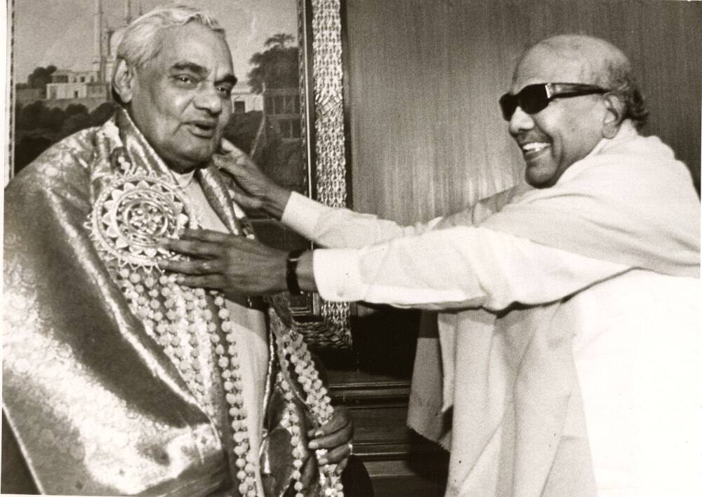 Vajpayee will continue his friendship with karunanidhi