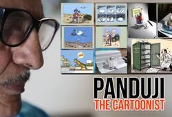How 'Panduji the Cartoonist' turned his hobby into record-breaking achievement in cricket-crazy India (Video)