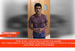 Karnataka rains Kannada superstar Shivarajkumar help flood victims Video Kerala