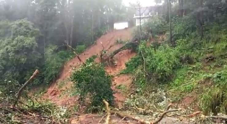House of Throw ball played destroyed in Kodagu Floods