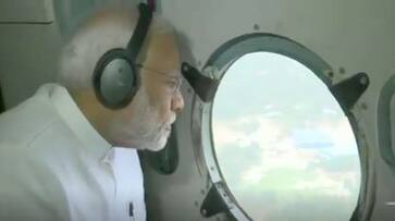 Kerala floods PM Narendra Modi aerial survey Rs 500 crore interim relief fund Kochi Thiruvananthapuram