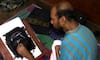 Kolkata: Differently-abled artist pays tribute to Vajpayee, painting with his left foot