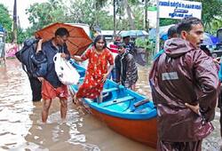 Kerala floods RSS social service volunteers swayamsevaks victims rescue