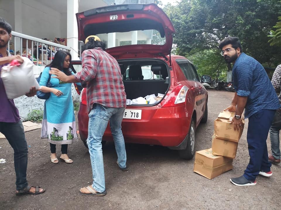 flood relief from bigg boss contestant