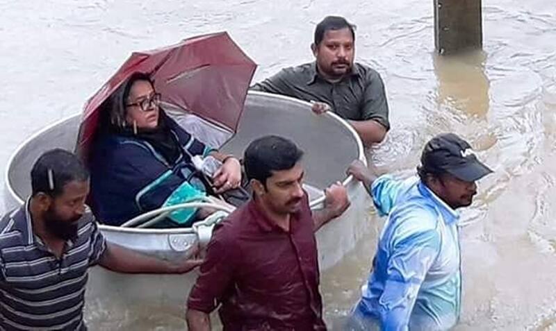 Prithviraj's mother being rescued from their Kochi home will break your heart