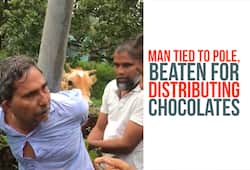 Mangaluru mob violence: Man tied to pole, beaten for distributing chocolates (video)
