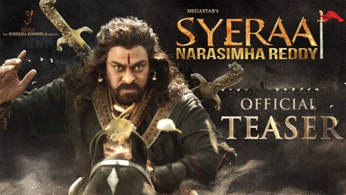megastar chiranjeevi's sye ra narasimhareddy movie teaser released megastar chiranjeevi's sye ra narasimhareddy movie teaser released