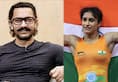 Asian games 2018 Aamir Khan congratulates Vinesh Phogat says Mhaari chhoriyan chhoron se kam hai ke