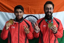 Asian Games 2018 Shooters  Saurabh Chaudhary Day 3 Virdhawal Khade swimming