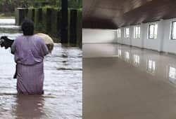 Kerala floods Rita Gopinath Parayil relief material rescue work viral photo Kongorpilly Government Higher Secondary School Idukki