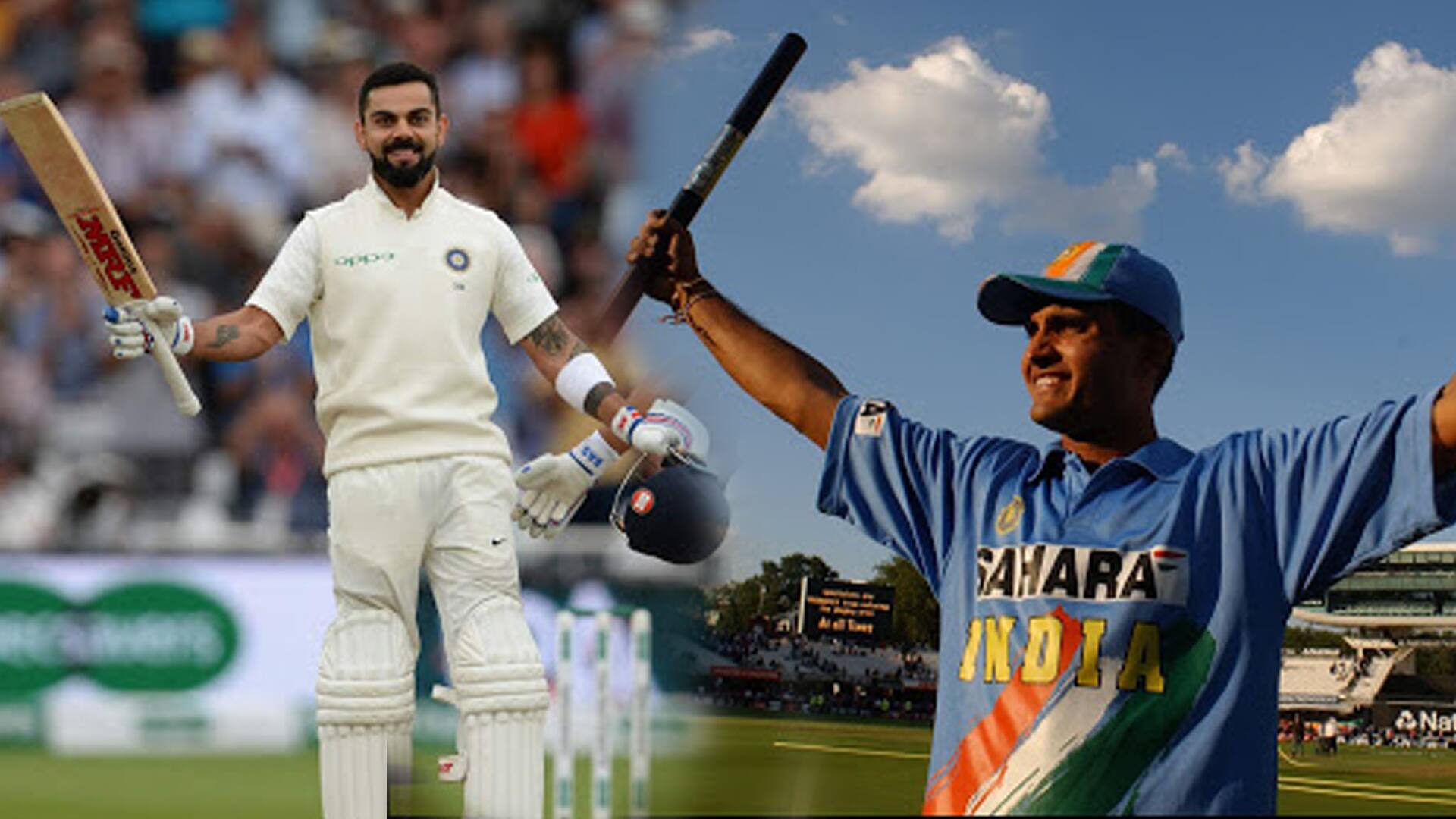 India vs England 2018  Virat Kohli Sourav Ganguly Trent Bridge Cricket