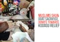 Kodagu Floods Money goats Eid Ul Adah relief work