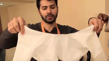 Varun Dhawan stitches perfect blouse for Sui Dhaaga watch Video