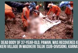 Kodagu floods: NDRF personnel retrieve dead body from Madikeri