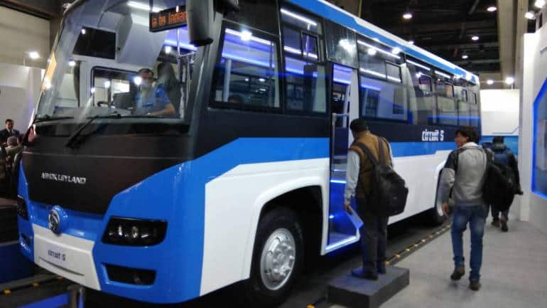 Electric buses in chennai roads