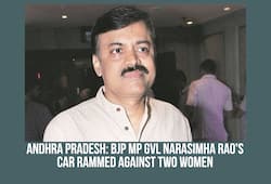 Andhra Pradesh BJP MP GVL Narasimha Rao one dead other injured Video
