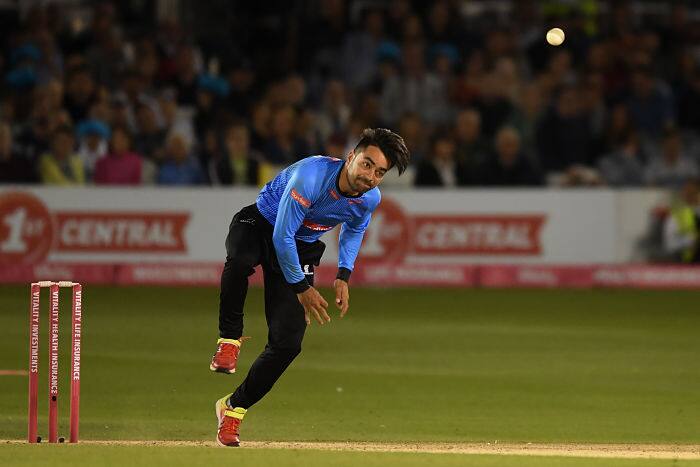 afghanistan spinner rashid khan made a record against india