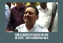 Kerala floods cow slaughter Kerala Hindu sentiments Karnataka MLA Basanagouda Yatnal
