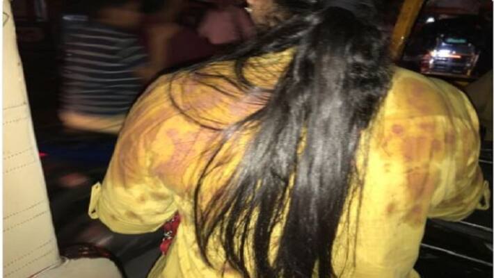 Commuters spit gutka on women waiting for train at Borivali station Commuters spit gutka on women waiting for train at Borivali station