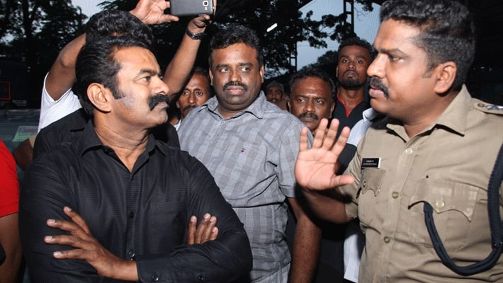Seeman arrested in Kerala; H. Raja in the background?