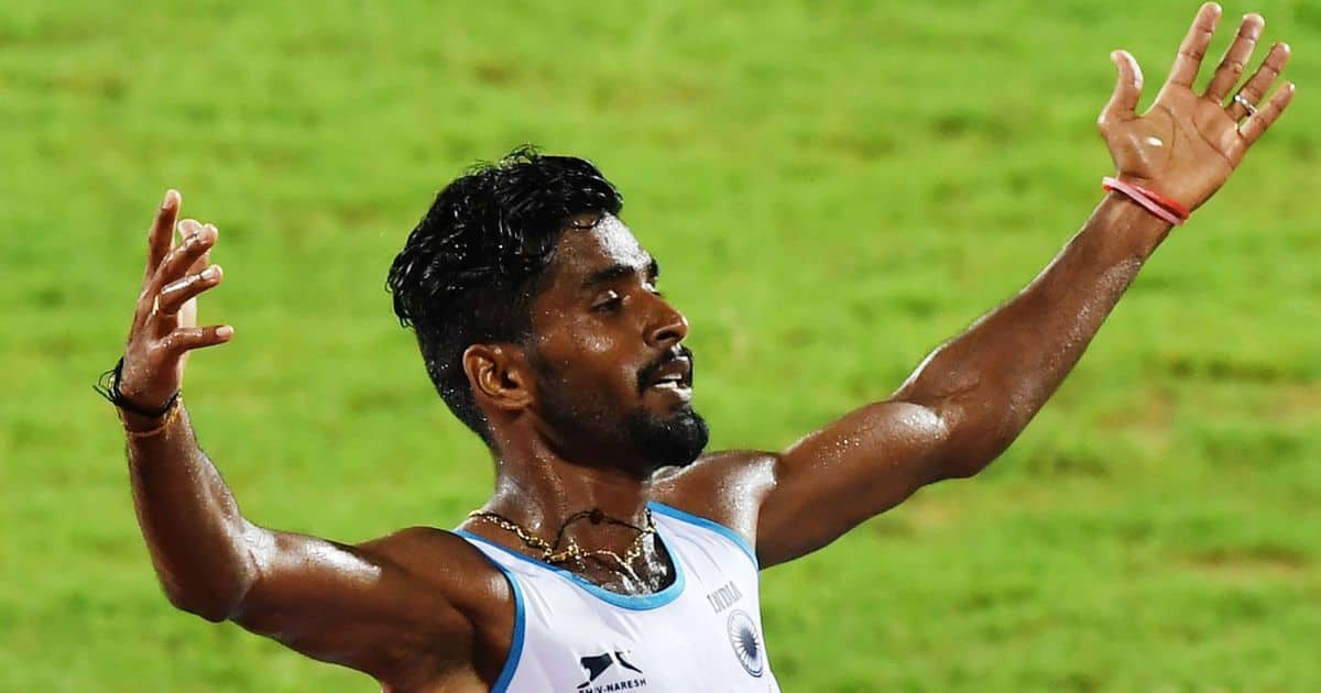 tamilnadu athlete lakshmanan lost bronze due to disqualification in asian games
