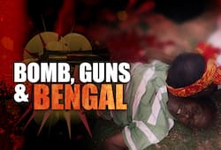 BJP TMC Bengal Purulia crude bombs panchayat election Niranjan Gope