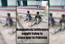 Bangladeshi arrested intelligence bureau search operations LoC BSF