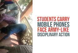 Corporal punishment Students mobile phones  NCC  Army-like disciplinary action Video