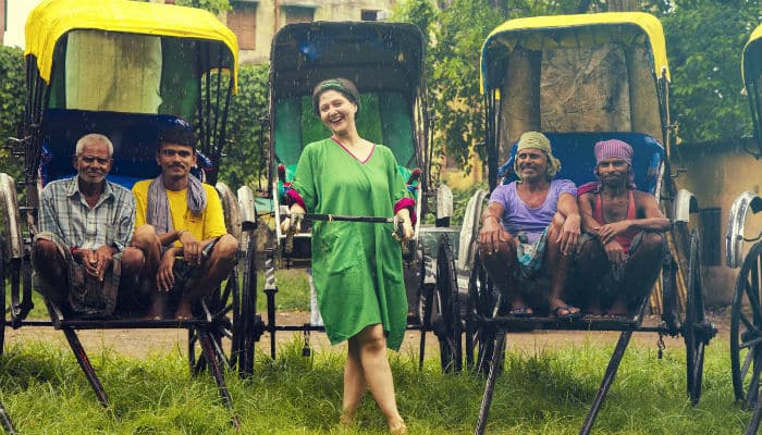 Swastika Mukherjee, Kolkata, Kolkata's hand-pulled rickshaw, Kounteya Sinha