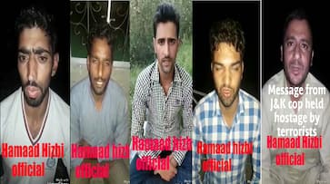 terrorist policemen cops video kidnapping abduction relatives jammu kashmir dgp
