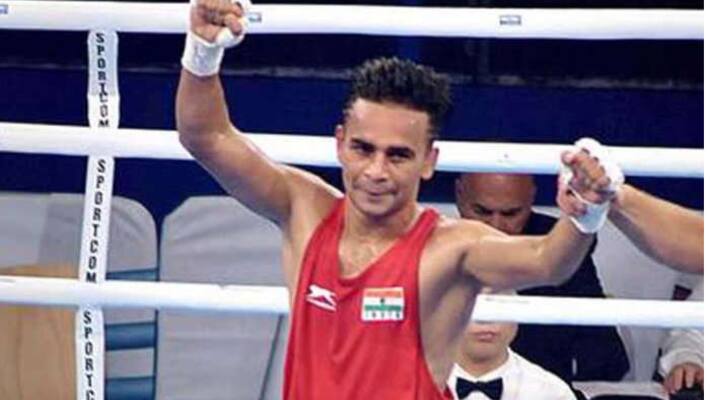 indian boxer Amit Panghal Historic victory on world boxing championship indian boxer Amit Panghal Historic victory on world boxing championship