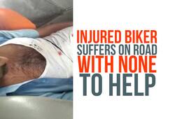 Karnataka Public apathy Injured biker Mandya police hospital ambulance