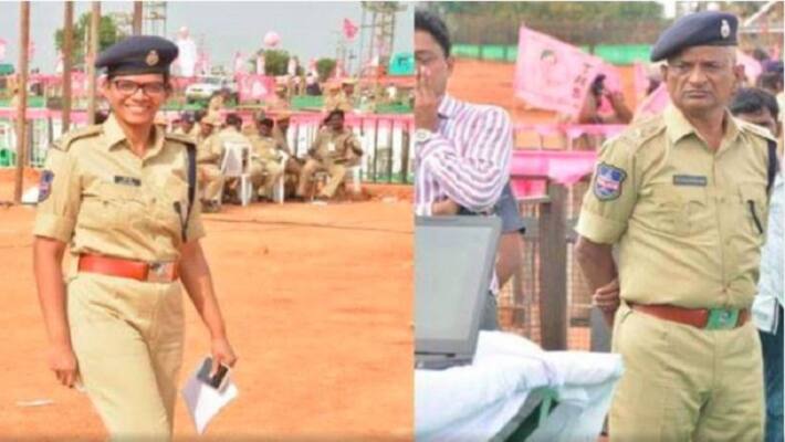 Telangana top cop and his police officer daughter warm many hearts Telangana top cop and his police officer daughter warm many hearts