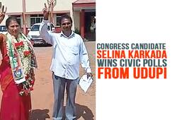 Karnataka ULB verdict 2018 BJP workers Modi name Congress candidate Video