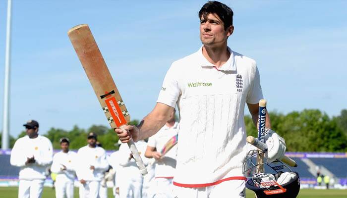 alastair cook hits century in his last international test cricket