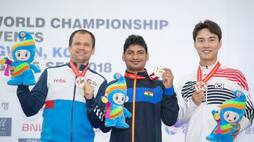 ISSF World Championships Om Prakash Mitharwal gold Manu Bhaker fails