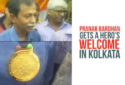 Asian Games 2018 Pranab Bardhan India gold hero's welcome