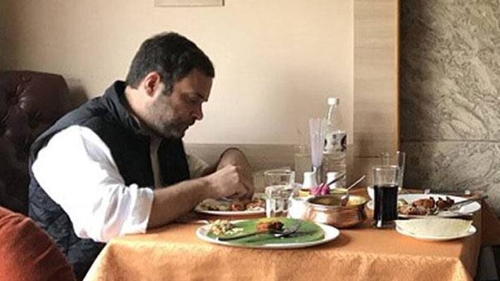Rahul Gandhi eat non-veg food...Kailash Mansarovar Yatra?