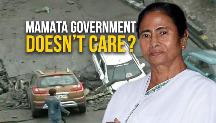 Kolkata flyover collapse Mamata banerjee Majerhat bridge TMC