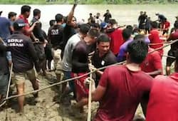 Assam Guwahati boat overtuned river people missing dead Brahmaputra police