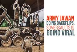 Army jawan back flips supreme fitness nation's protectors Video