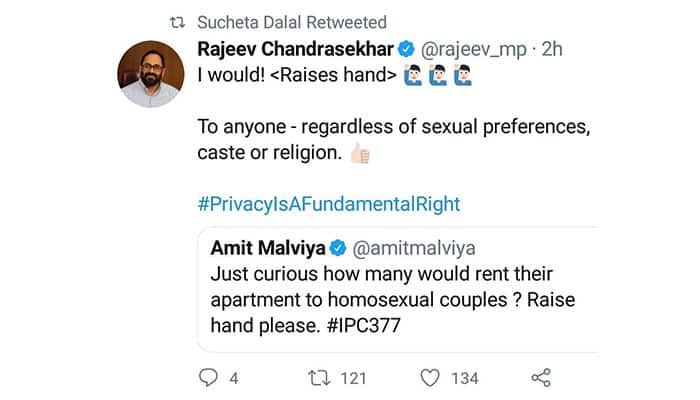 rajeev chandrashekar replies to amith malviya