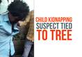 Karnataka Child kidnapping suspect tied to tree thrashed by mob Video Odisha