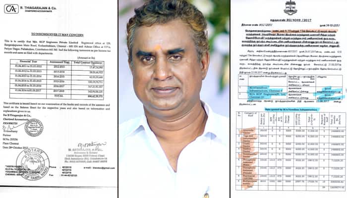Tamil Nadu nepotism exposed Minister SP Velumani awards  multi-crore