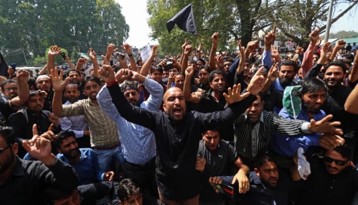 Jammu and Kashmir protest election boycott Uri rape  murder Hurriyat