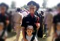 Wife joined Indian Army after her husband attained martyrdom