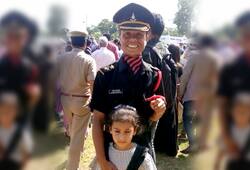 Wife joined Indian Army after her husband attained martyrdom